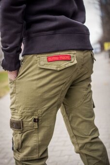 ALPHA INDUSTRIES nohavice Petrol Patch Pant - olivové. - 13