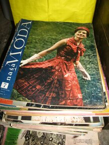 STARÉ MODNÉ ČASOPISY, naša moda, milena,dum mody,žena a moda - 13