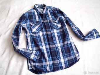 Superdry pánska slim košeľa roll up rukáv M - 13