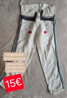 Stary kroj MUŽSKÉ KOŠELE A NOHAVICE - 13