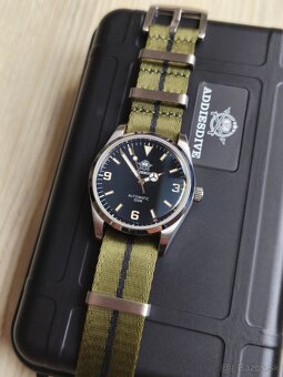 Hodinky Addiesdive Explorer - Nové, Zafírové sklíčko, Komple - 13