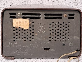 "Tenor" 》Tesla 426A 》Starožitné elektronkové radio 》bakeli - 13