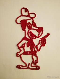 retro plastove postavicky na stenu - 13