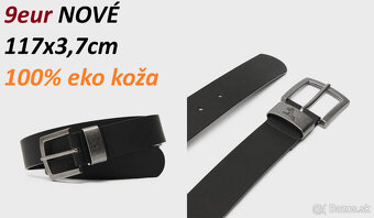 Podkolienky Zlatan 2 páry, Opasok Textilný, Eko Koža, Koža - 13