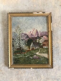 staré obrazy a rámy - 13