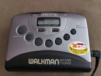 Predám Vintage Walkman Sony WM-FX251 - 13