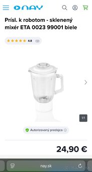 Prísl. k robotom - sklenený mixér ETA 0023 99001 - 13