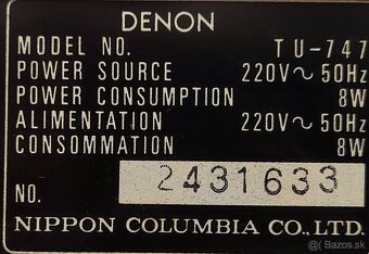 Predám tunery : Denon, Sony a Pioneer - 13