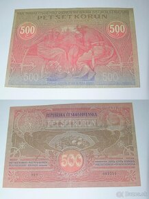 Kopie vzácných 1 republikových bankovek - Mucha - 13