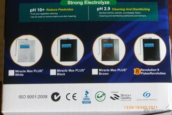 Nový komerčný ionizátor vody Chanson Miracle Max Revolution, - 13
