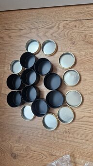 Sklenene hnedé pohare uzatvaracie - 13