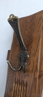 Rustikální botník, věšáky, předsíňový set, masív - 13