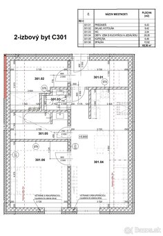 2-izb. byt a 2 parkovacie miesta NA PREDAJ - Lipt. Hrádok - 13