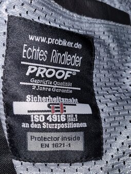 PROBIKER kombinéza z pravej kože, veľkosť 54 - 13