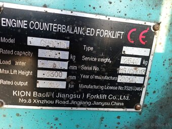 BAOLI CPQD15 + TAILIFT FG 18 ZET 5 ks. - 13