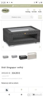 Záhradné sedenie TEAK IT Singapur XL - 13