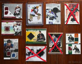 Hokejové kartičky- patche, jersey Slováci - 13