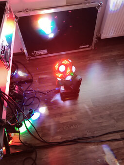 Rotačná RGBW Laser Strobo hlava - 13