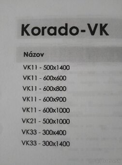 Predám radiátory značky Purmo a Korádo - 13