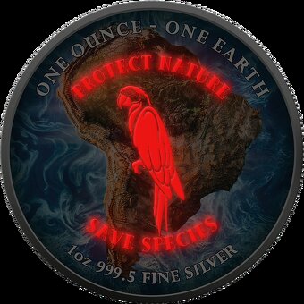 Kontinenty 1 OZ striebro - 13