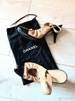 Predám originál Chanel kožené poltopánky 38.5 - 13