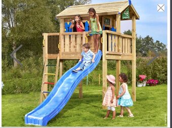 Detský drevený domček JUNGLE GYM PLAYHOUSE XL - 13