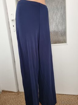tmavomodré moderné široké nohavice Ralph Lauren L - 13