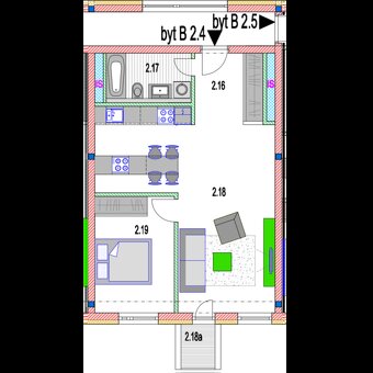 Ponúkame na predaj exkluzívny byt 2 izbový 58,23 m2 - 13