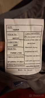 slim fit oblek Daniel Hechter + 2 kravaty - 13