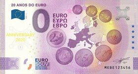 0 euro / 0 € souvenir bankovky zahraničné 1 - 13