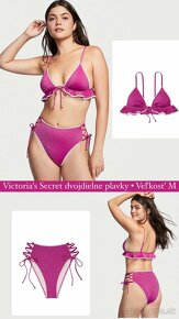 Lesklé dvojdielne plavky Victoria’s Secret - 13