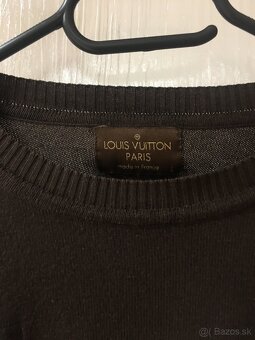 LOUIS VUITTON originál čokoládový damsky svetrik L - 13