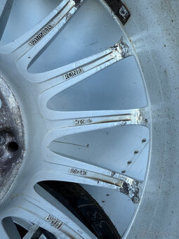 PREDÁM sadu 17" AL disky Mercedes-Benz +zimné pneu MICHELIN - 13