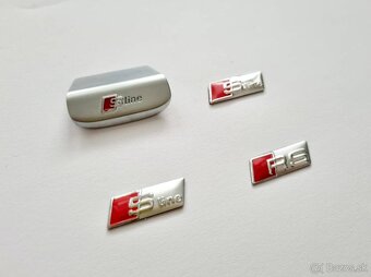 AUDI SLINE LOGO EMBLEM ZNAK DO VOLANTU - 13