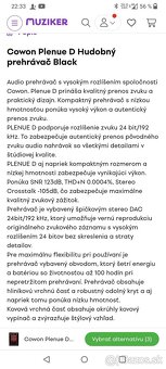 Cowon Plenue D 32gb ++ micro SDHC slot, MP3 prehrávač. - 13