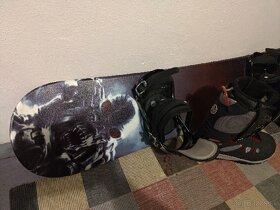 Snowboard, viazanie, topanky - 13