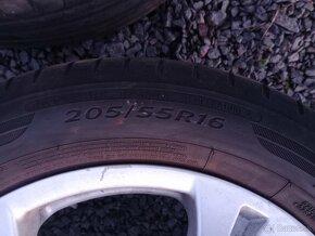 Hliníkové disky s letnými pneu 4x100 r16 - 13