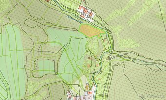 Na predaj veľký lesný pozemok Drietoma - Liešna, 6549m2 - 13