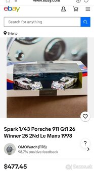 Model Porsche 911 GT1 Limitovaná edícia 500kusov - 13