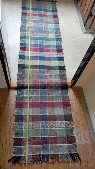Starý ručne tkaný koberec... - 13