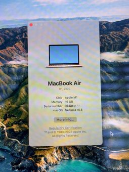 💻 Na predaj: MacBook Air M1 – 16 GB RAM / 256 GB – Rose Gol - 13