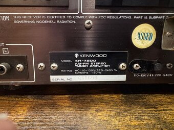 Kenwood KR7200 - 13