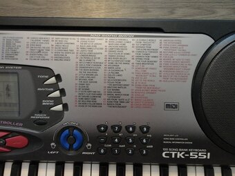 Elektronické klávesy Casio CTK 551 - 13