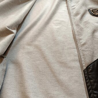 Philipp Plein sivá tepláková mikina na zips Made in Italy XL - 13