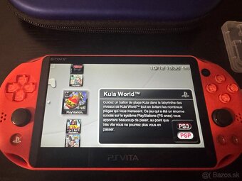 Predám PS Vita 2000 NEON ORANGE +128 Gb karta - 13
