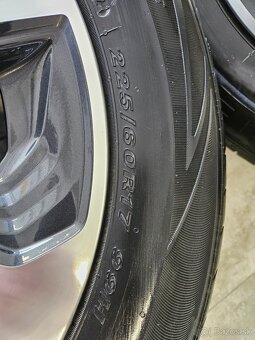 ‼️Alu disky SUBARU 17" +☀️letné pneu 225/60 R17 + TPMS - 13