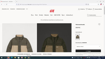 Bežecká, Zimná, Vodoodpudivá bunda HM - 13