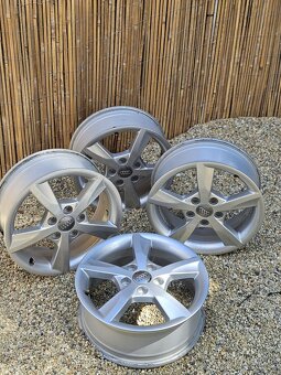 Atraktívne, originálne hliníkové disky AUDI - 5x112 r16 - 13