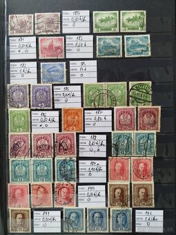 staré Rakúsko - zbierka známok v albume - 13