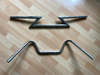 Riadítka na chopper Z-bars /  Cruiser riadítka na motorku - 13